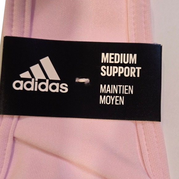Adidas PWR MS PS Sports Bra Clear Pink Women's 3X Medium Support - Picture 7 of 12